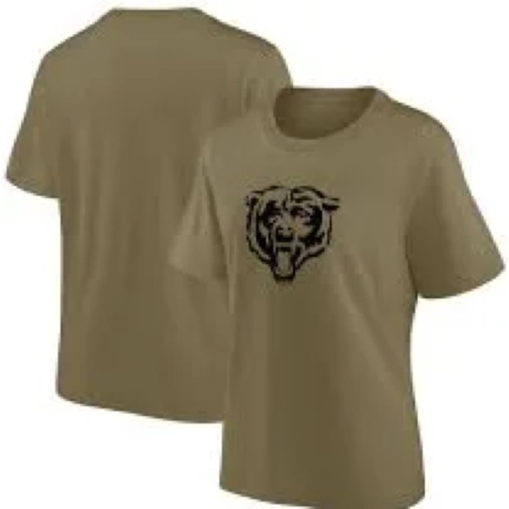 Chicago Bears Mono Logo Graphic Oversized T-Shirt - Women's Nwt size large